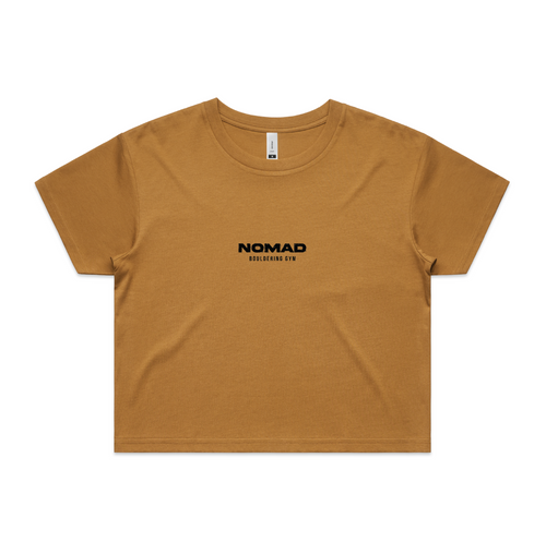 Nomad t-shirt Puff Print - Crop